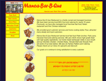 Tablet Screenshot of manoabbq.com